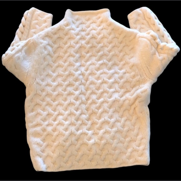 Free People Chunky Braided Cable Knit sweater XS Ivory. - Picture 6 of 11